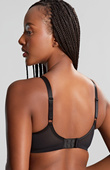 Biustonosz Panache ALLURE DEMI 10761 Balcony Bra Black/Latte