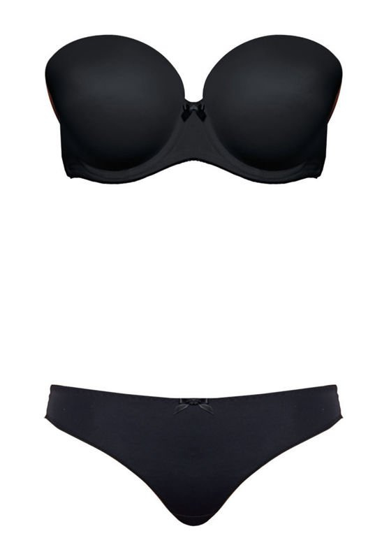 Biustonosz Freya DECO AA4233BLK U/w Moulded Strapless Bra Black