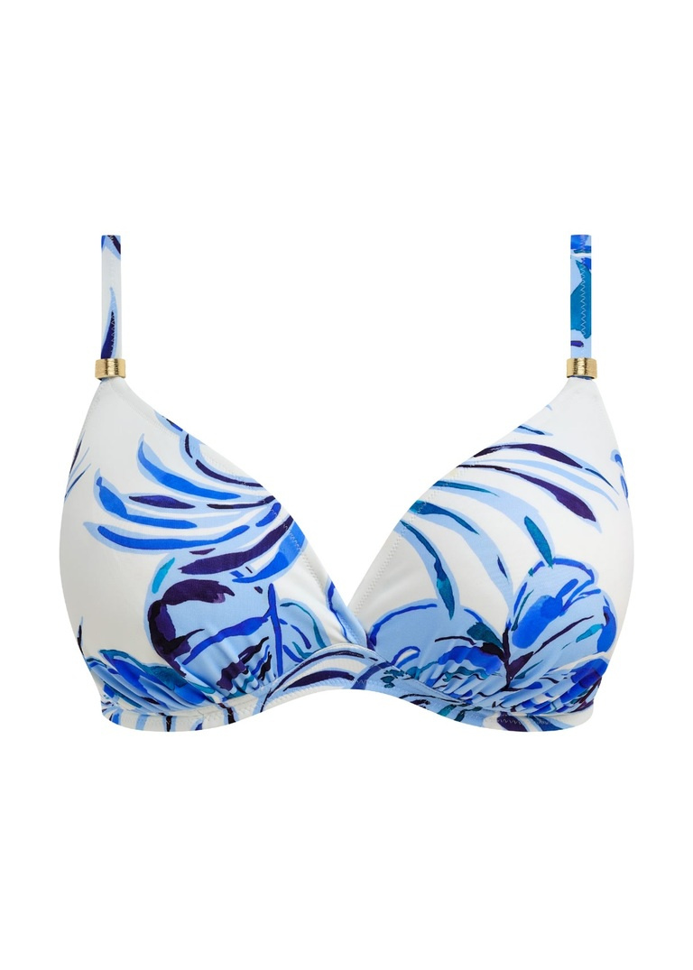 Biustonosz kąpielowy Fantasie Swim KEFALONIA FS506702TAB Uw Plunge Bikini Top Tranquil Blue