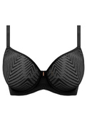 Biustonosz Freya TAILORED AA401131BLK Uw Moulded Plunge T-shirt Bra Black