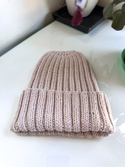 HELLI Handmade Baby Merino Wool Beanie 59 Wheat