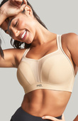 Biustonosz sportowy Panache Sport POWER 5021 z fiszbinami Latte