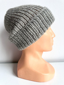 KIARA Beanie 100% Alpaca 501 Light Grey