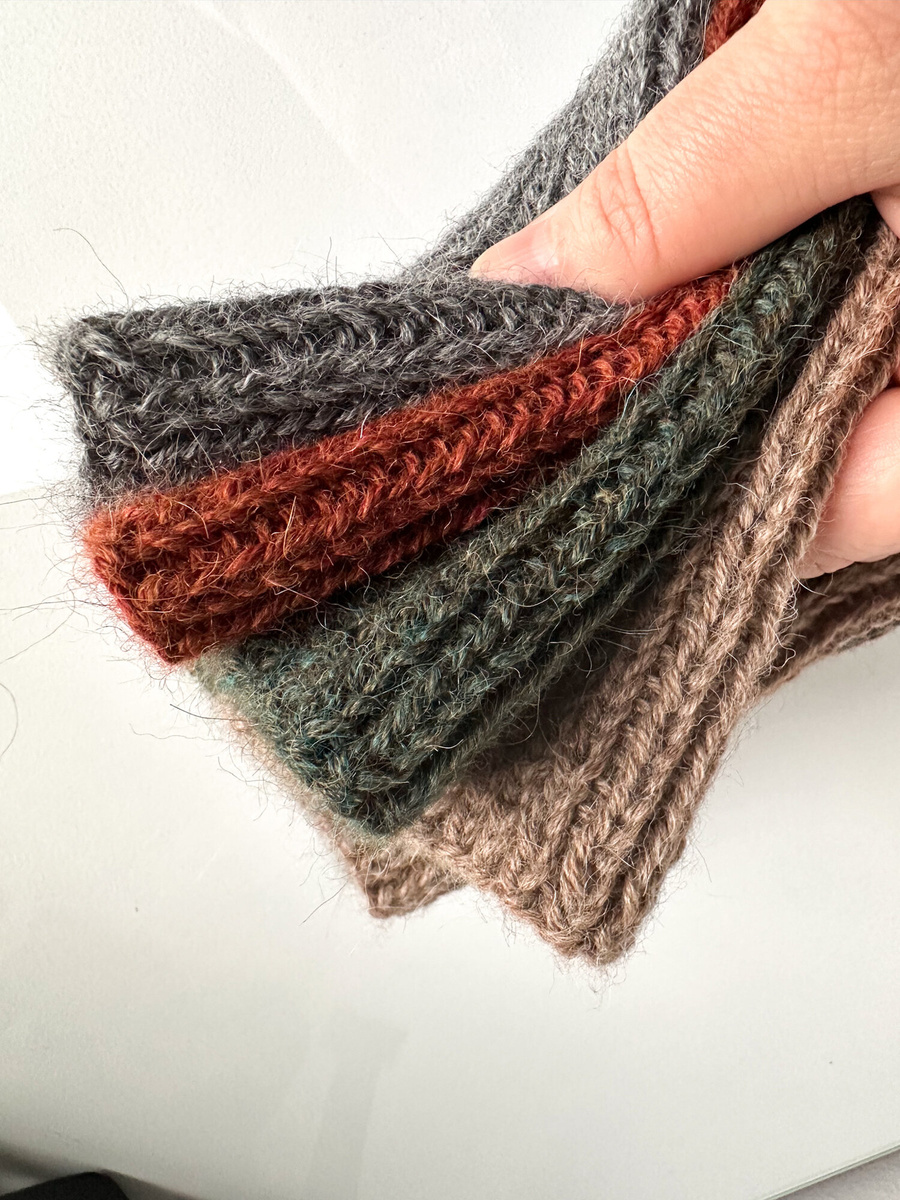 KIARA Beanie 100% Alpaca 517 Medium Grey