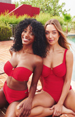 Strój kąpielowy jednoczęściowy Panache MARIANNA SW1590 Balcony Swimsuit Crimson