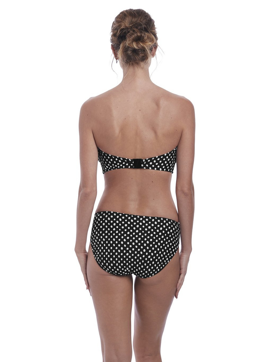 KOMPLET - Strój kąpielowy dwuczęściowy Fantasie Swim SANTA MONICA Black & White - wybierz fasony i rozmiary (30F, 36DD)