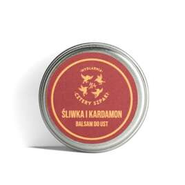 Balsam do ust ŚLIWKA I KARDAMON Mydlarnia Cztery Szpaki