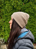 Beanie czapka z wełny merino VARELLA 100% Baby Merino  64 jasny dąb
