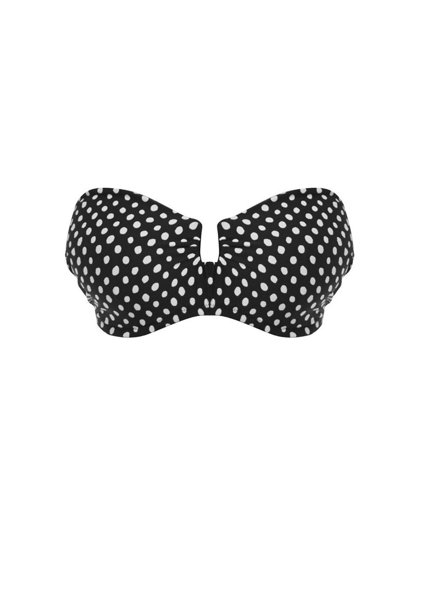 KOMPLET - Strój kąpielowy dwuczęściowy Fantasie Swim SANTA MONICA Black & White - wybierz fasony i rozmiary (30F, 36DD)