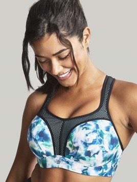 Biustonosz sportowy Panache Sport POWER 5021B z fiszbinami Digital Bloom