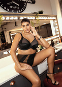 Figi pełne Elomi KINTAI EL301251BLK Full Brief Black