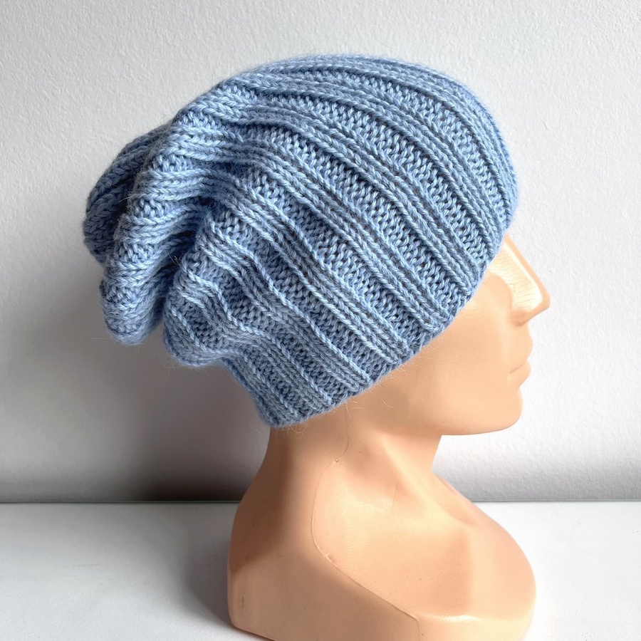 LAURIN Mütze 100% Alpaka 6205 Blau