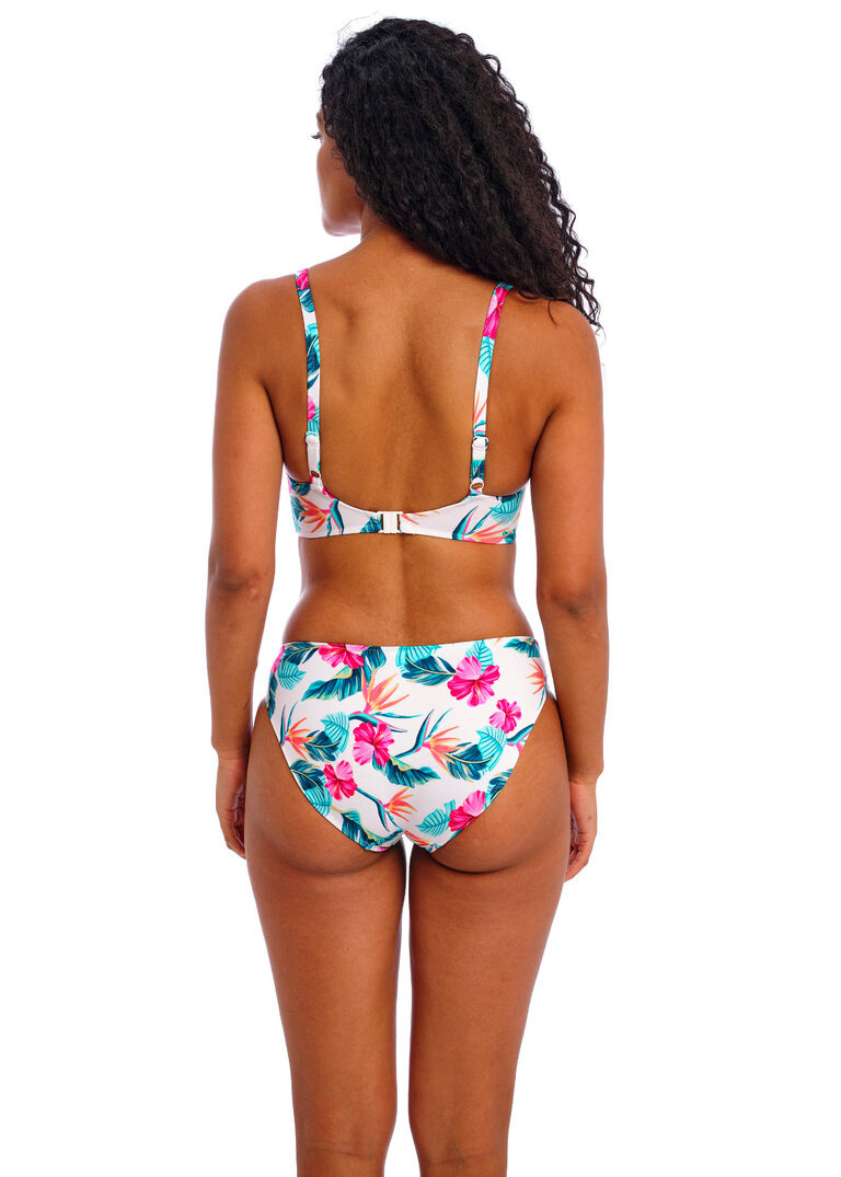 KOMPLET - Strój dwuczęściowy Freya PALM PARADISE White - wybierz fason i rozmiar (32FF, 32G, 36DD, 36G, 38GG)