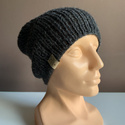 KIARA Beanie 100% Alpaca 0506 Dark Grey