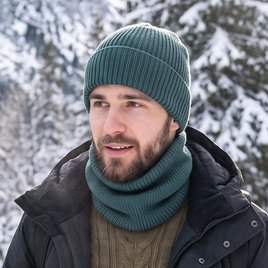 VARELLA Merino Wool Beanie 66 Mglisty Las