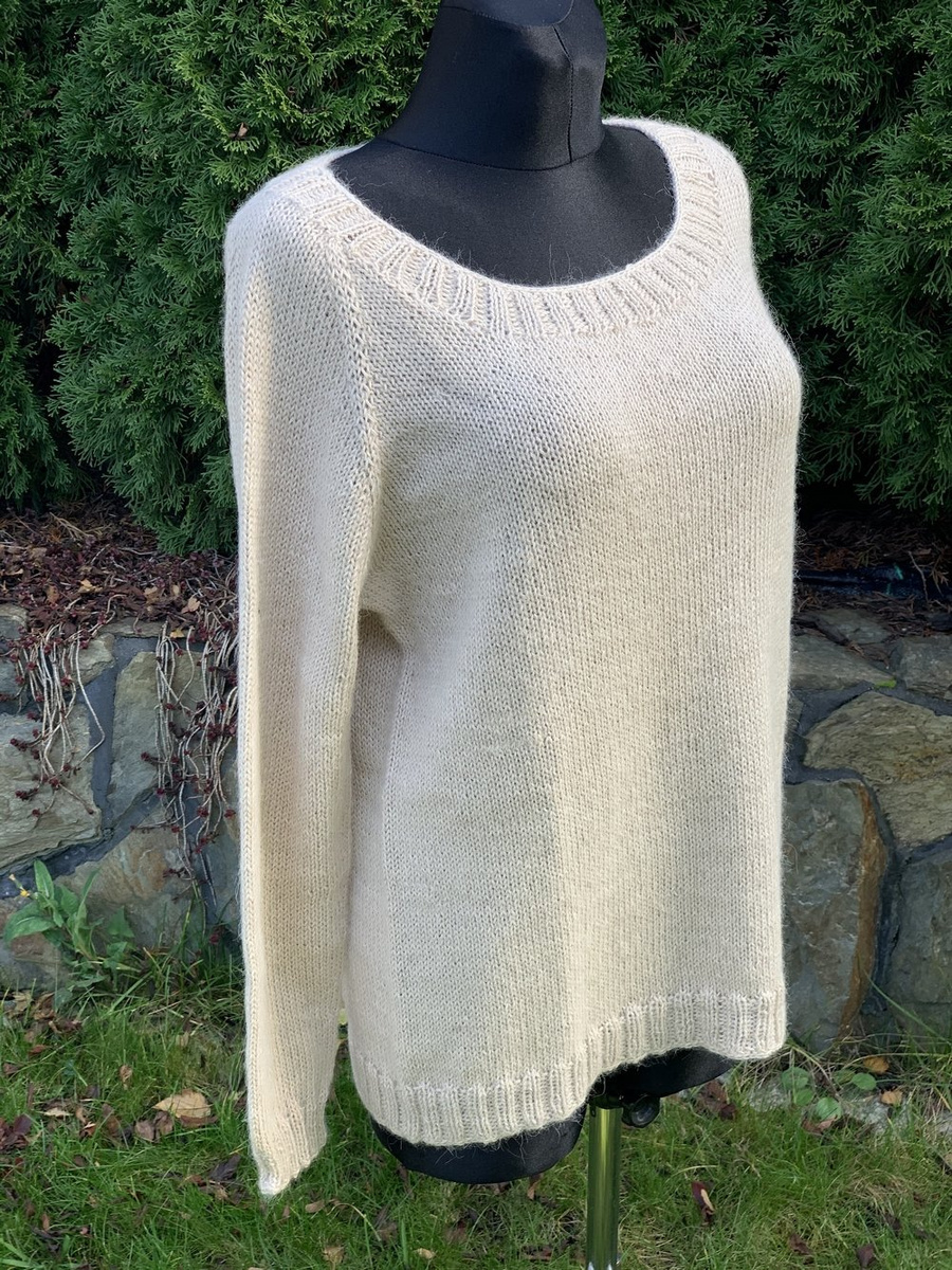 Ręcznie robiony Sweter Alpaka handmade