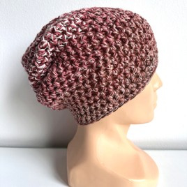 Mütze Beanie handgemacht 100% Baby-Merinowolle Multicolor 2
