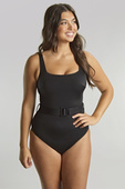 Czarny strój kąpielowy jednoczęściowy Panache Swim SIGNATURE Serena SW1750B Square Neck Swimsuit Black