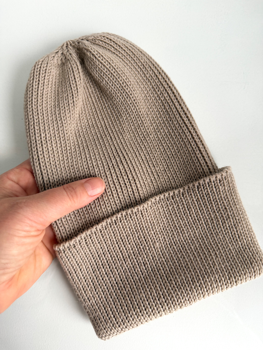 VARELLA Merino Wool Beanie 64 jasny dąb
