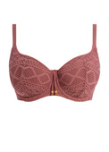KOMPLET - Biustonosz kąpielowy Freya Swim SUNDANCE AS3970NUG Uw Sweetheart Bikini Top Nutmeg + AS3976NUG Bikini Brief  - wybierz rozmiar (32GG, 34DD, 34E 