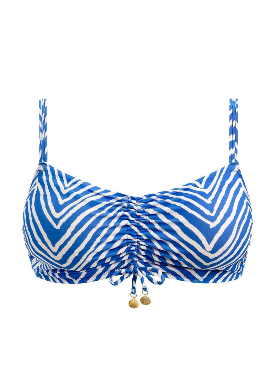 Braletka bikini z fiszbinami Freya FIJI FALLS AS206814OCN Uw Bralette Bikini Top Ocean