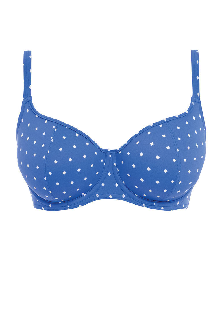 KOMPLET - Strój kąpielowy dwuczęściowy Freya JEWEL COVE Azure - biustonosz i majtki - wybierz fason i rozmiar (30G, 30H, 32D, 34DD, 34E)