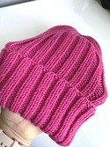 HELLI Handmade Baby Merino Wool Beanie 08 Fuchsia