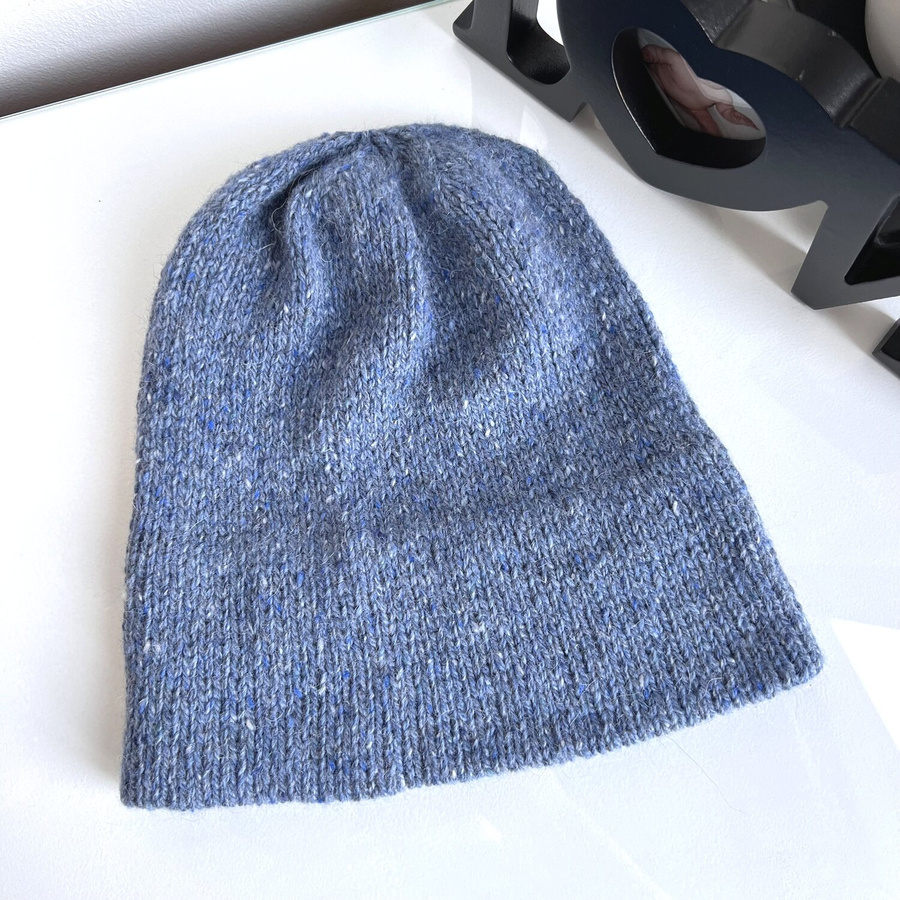 Ręcznie robiona Czapka hand made Tweed RONIA 14 Sorbet Cherry