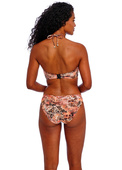 KOMPLET - Strój kąpielowy Freya Swim DESERT CAT Sunset AS205910SUT Uw Bandeau Bikini Top (34D) + majtki wiązane