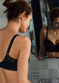 Biustonosz Fantasie REBECCA LACE FL9421BLK Uw Spacer Full Cup Bra Black 