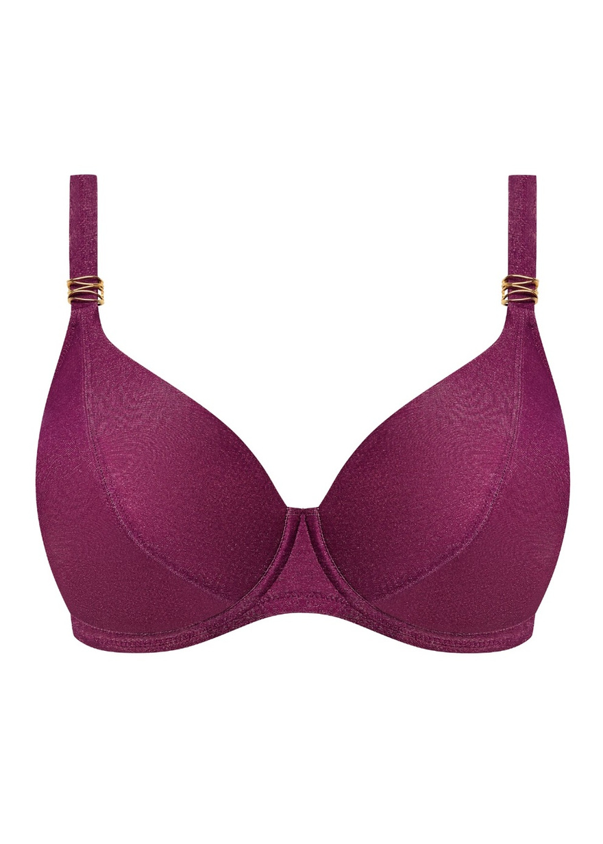 Biustonosz kąpielowy Fantasie PAROS COAST FS506102BER Uw Plunge Bikini Top Berry Shimmer
