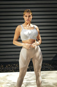 Biustonosz sportowy Panache Sport POWER 5021 z fiszbinami Grey Marl