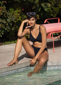 Biustonosz kąpielowy Freya Swim AS203802BLK IBIZA WAVES Uw Plunge Bikini Top Black