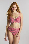 Biustonosz kąpielowy Panache Swim GINGHAM SW1722 OLIVIA Full Cup Bikini Top Red Gingham
