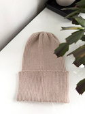 VARELLA Beanie-Mütze aus Merinowolle 63 piaskowa