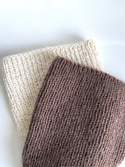 Handmade Czapka damska AUREA 100% Baby Merino plus moher i jedwab 52/15 Czekolada deserowa