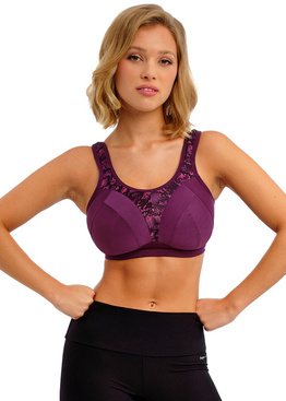 Bezfiszbinowy biustonosz sportowy Freya Active DYNAMIC AC4014VER Non Wired Sports Bra Pure Viper