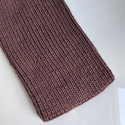 Czapka wełniana NANA 100% Baby Merino 52 Czekolada
