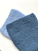 KIARA Beanie 100% Alpaca 6309 średni niebieski petrol