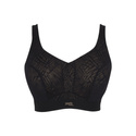 Biustonosz Panache Sport ENDURANCE 5022F Non Padded Sports Wired Bra Black/Latte