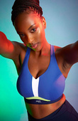 Biustonosz Panache Sport ENDURANCE 5022D Non Padded Sports Wired Bra Blue