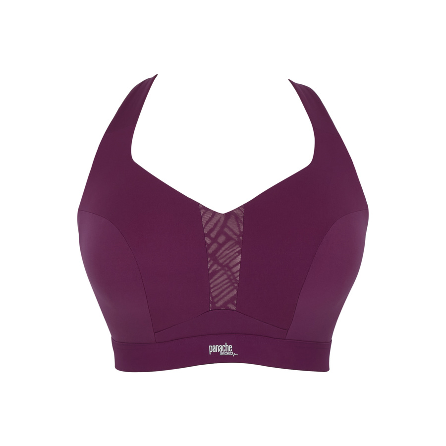 Biustonosz Panache Sport ENDURANCE 5022B Non Padded Sports Wired Bra Berry/Chalk