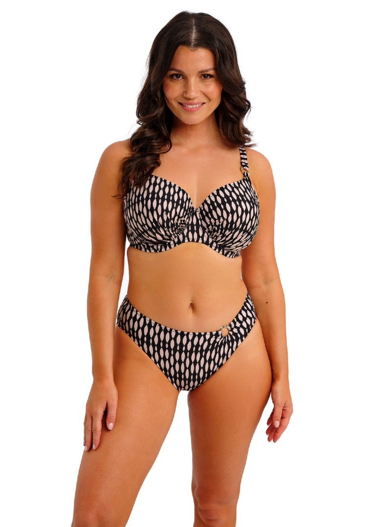 Figi kąpielowe Fantasie SHELL BAY FS506972DEB Mid Rise Bikini Brief Desert Blush
