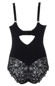 Body Panache Tango Essence 10965A Plunge Bodysuit Obsidian