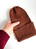 HELEN Beanie 100% Alpaca 9041 Copper Brown