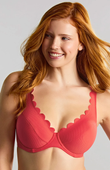 Biustonosz kąpielowy Panache Swim SPIRIT SW1784 Lauren Plunge Bikini Top Red
