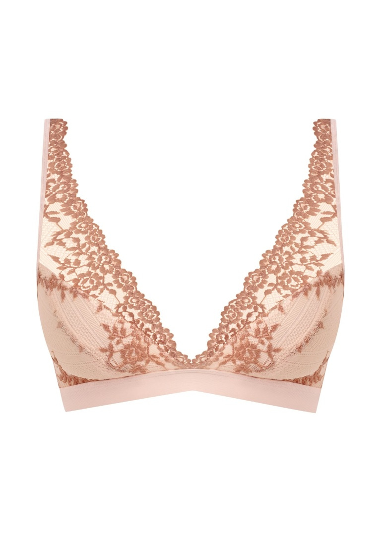 Biustonosz braletka Wacoal EMBRACE LACE WA852191688 Soft Cup Bra Angel Wing/rose Dust