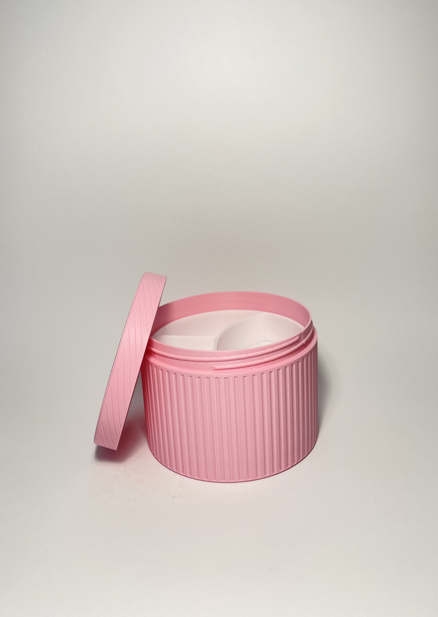 Okrągłe pudełko organizer na drobiazgi Dojrzała Malina Mały