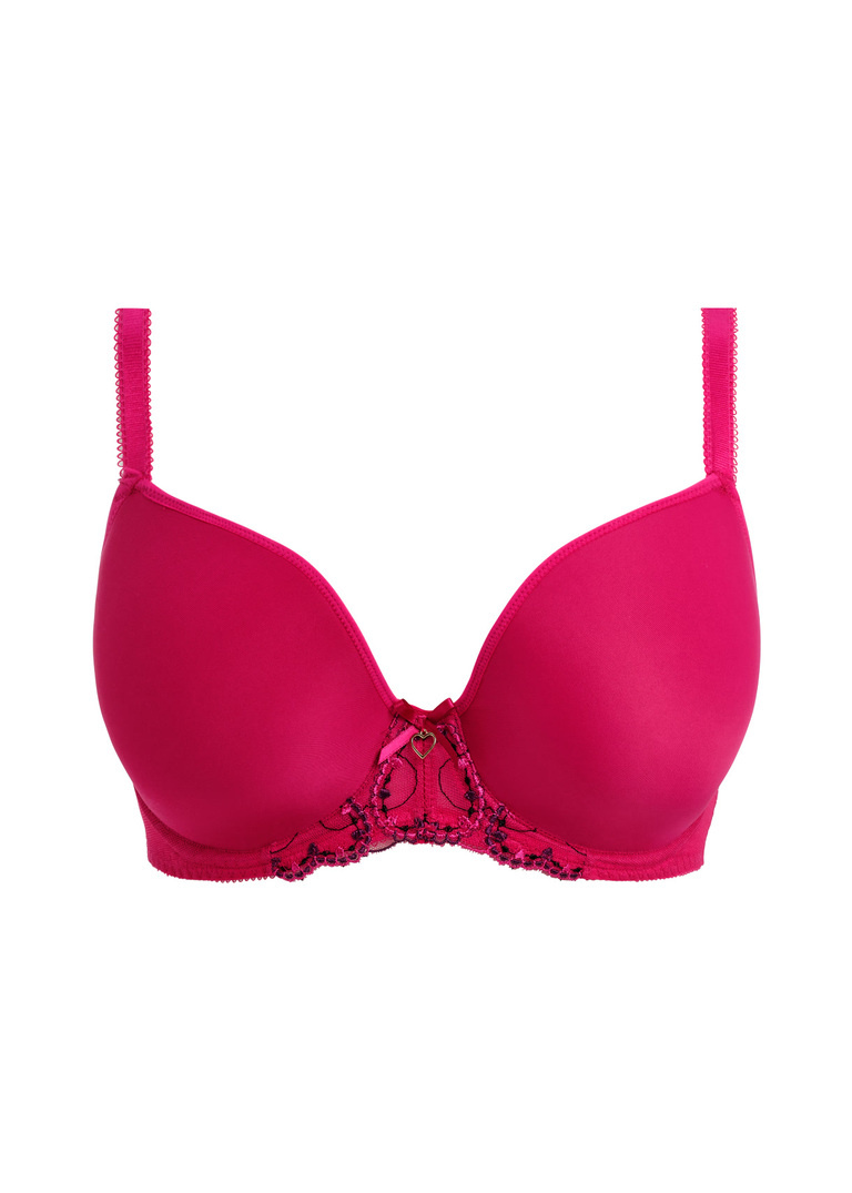 Biustonosz Freya LAURINE AA403731RAY Uw Moulded Plunge T-shirt Bra Raspberry