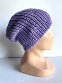 Czapka wełniana NANA 100% Baby Merino 14 Fioletowy